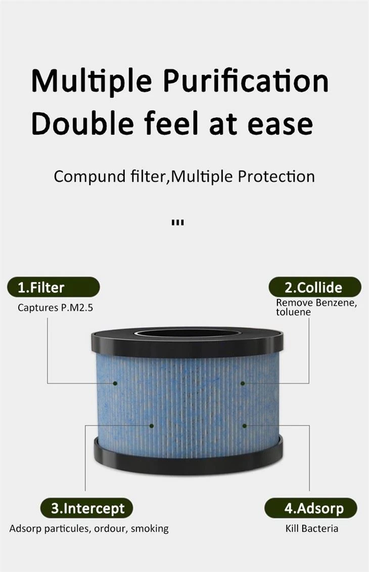 BKJ-5 Desktop Mini Air Purifier For Home